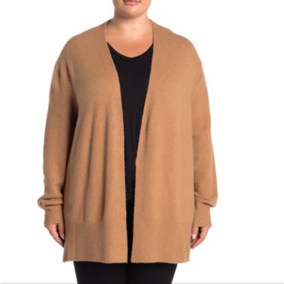 Madewell Tan Merino Alpaca Wool Blend Longline Cardi Cardigan Sweater - Picture 3 of 12